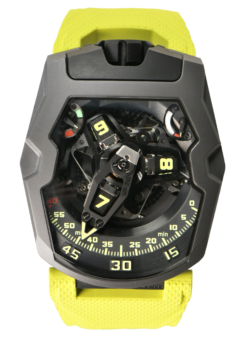 Urwerk 210Y Black Hawk in AlTiN-Treated Steel Z15-685