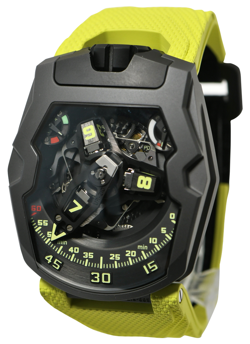 Urwerk 210Y Black Hawk in AlTiN-Treated Steel Z15-685