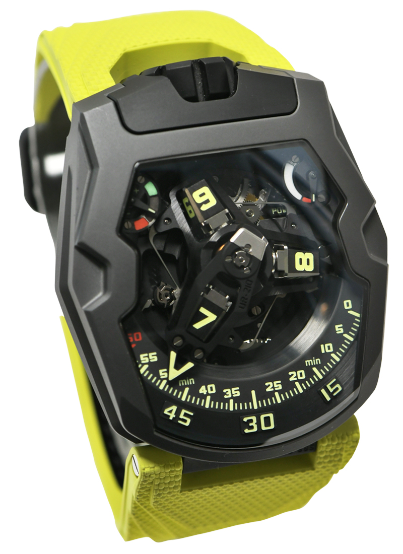 Urwerk 210Y Black Hawk in AlTiN-Treated Steel Z15-685