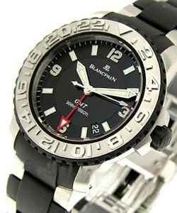 Fifty Fathoms GMT - Concept 2000 Steel Case with  Rubber and Steel Bracelet 