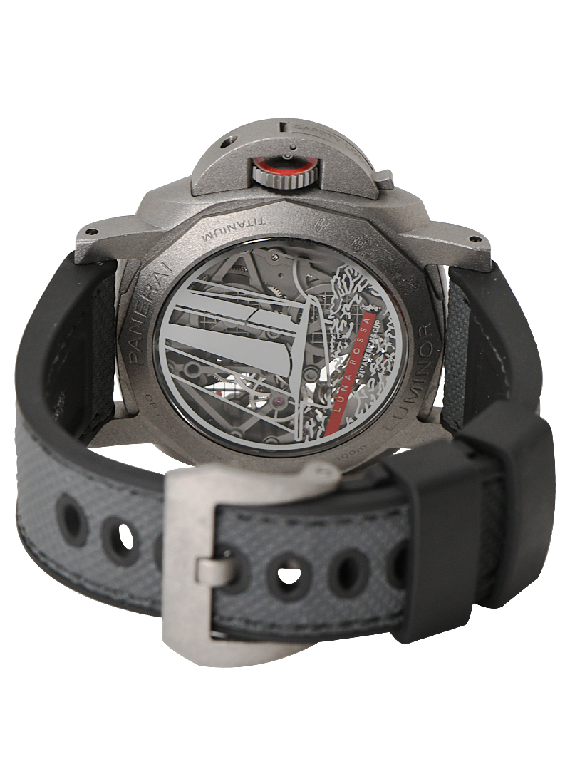 Panerai Luna Rossa Tourbillon GMT in Titanium DMLS with Carbotech Bezel Limited to 36 PAM1099
