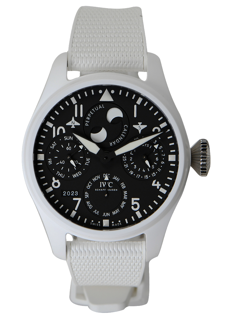 IWC Big Pilot Perpetual Top Gun Lake Tahoe in White Ceramic IW503008