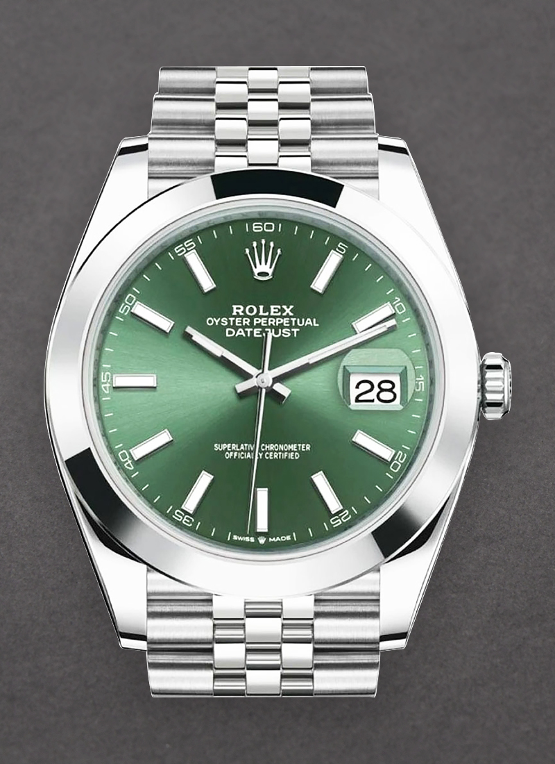 Pre-Owned Rolex Datejust 41mm in Steel with Smooth Bezel