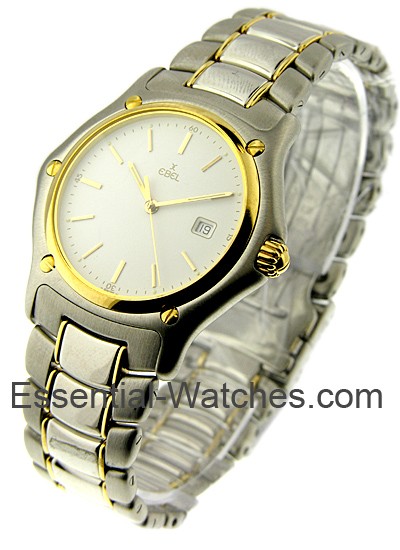 Ebel 1911 2-Tone in Steel and Yellow Gold Bezel
