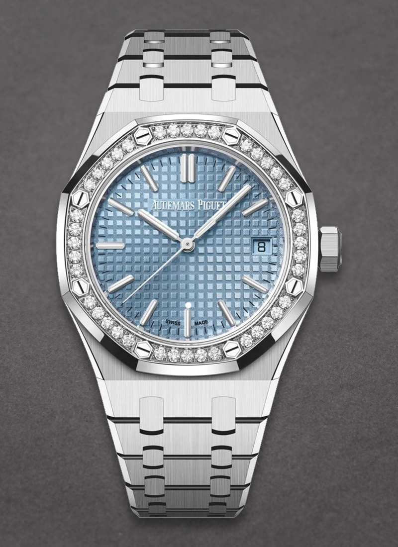 Audemars Piguet Royal Oak 37mm in Steel with Diamond Bezel