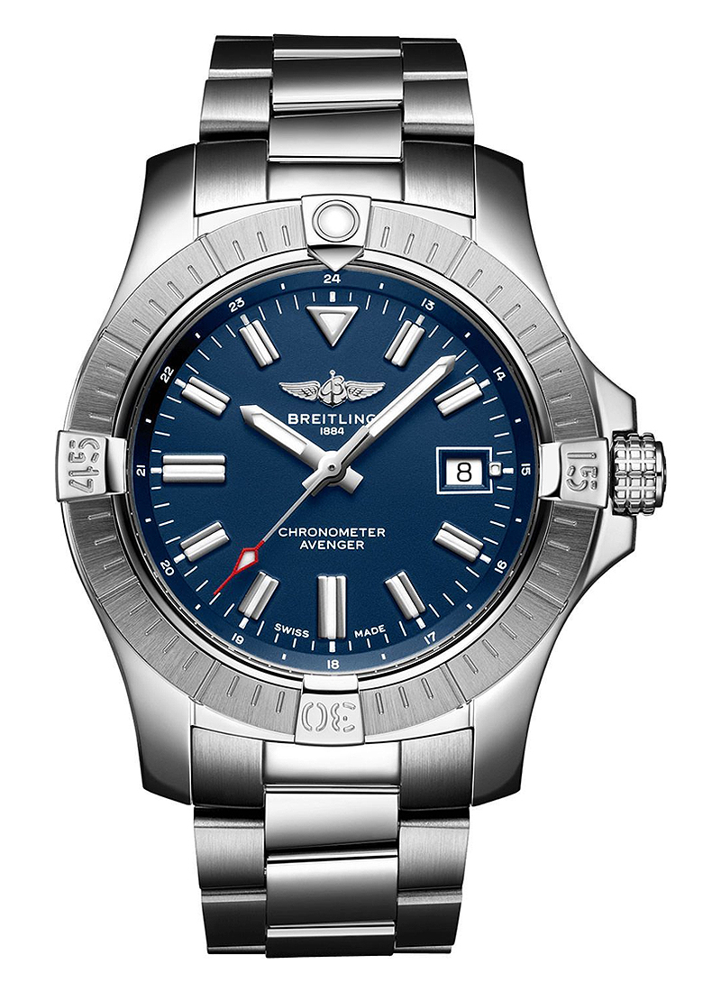 Breitling Avenger Automatic 43 Blue Dial Stainless Steel Men's Watch