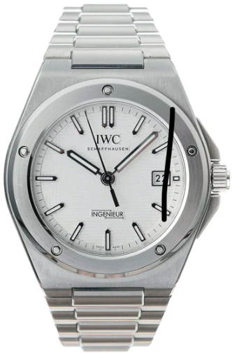 Ingenieur 40mm Automatic in Steel on Steel Bracelet with Silver Dial