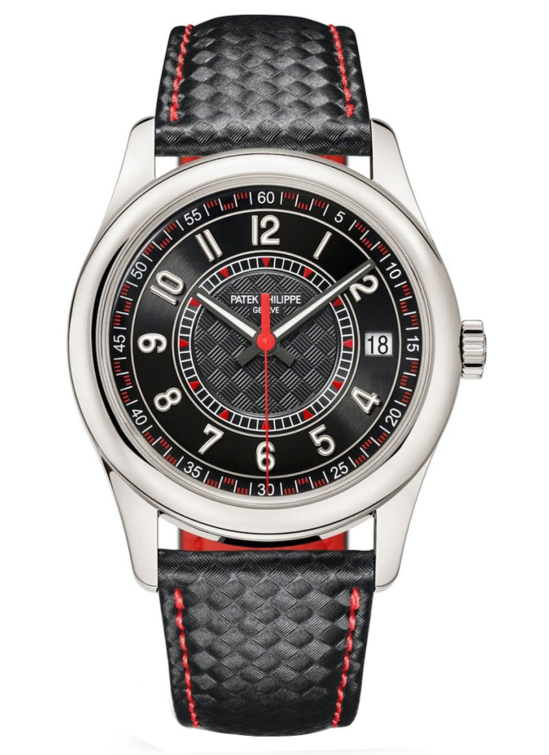 Patek Philippe Calatrava Red Ref 6007G-010 in White Gold with Red Accents
