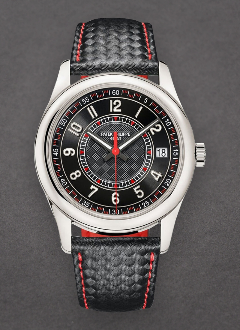 Patek Philippe Calatrava Red Ref 6007G-010 in White Gold with Red Accents