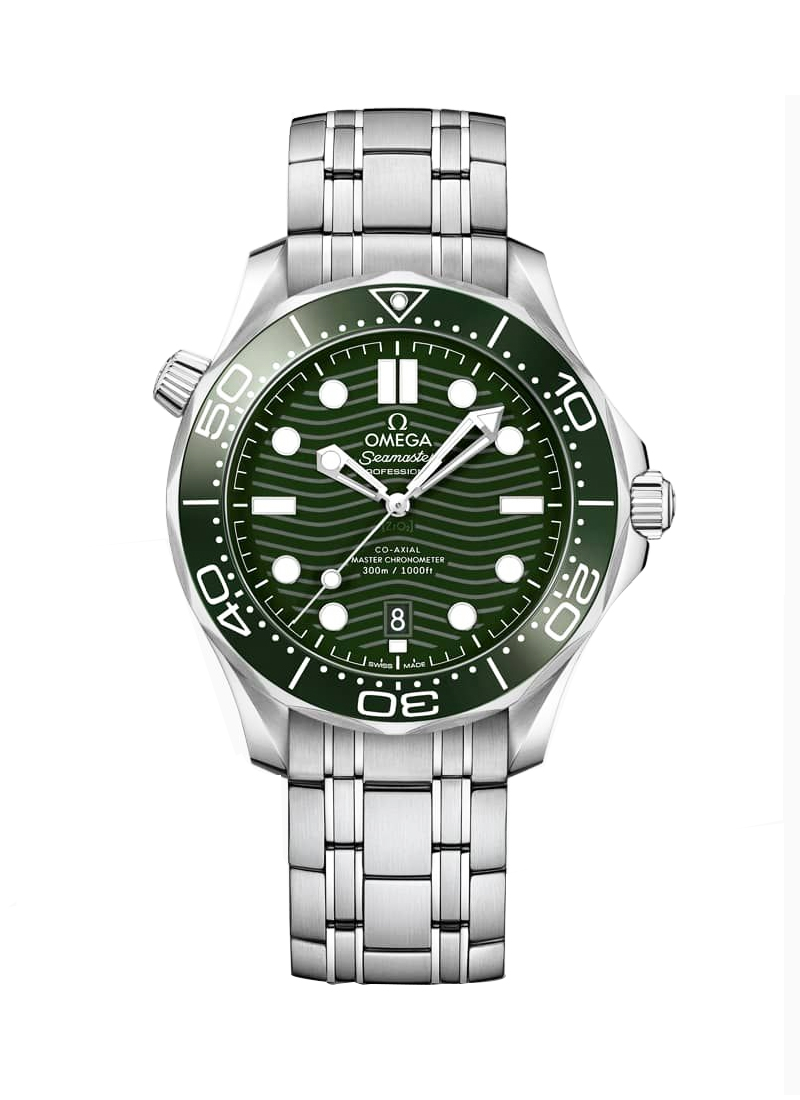 Omega Seamaster 300 Spectre 42mm Automatic in Steel with Green Bezel