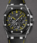 Royal Oak Offshore Chronograph 43mm End of Days in Black Ceramic  on Black Strap with Black Dial