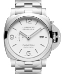 PAM 1564 - Luminor Marina 44mm in Steel on Steel Bracelet with White Dial