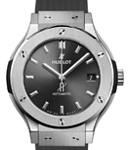 Classic Fusion Racing Automatic in Titanium on Grey Rubber Strap with Grey Dial