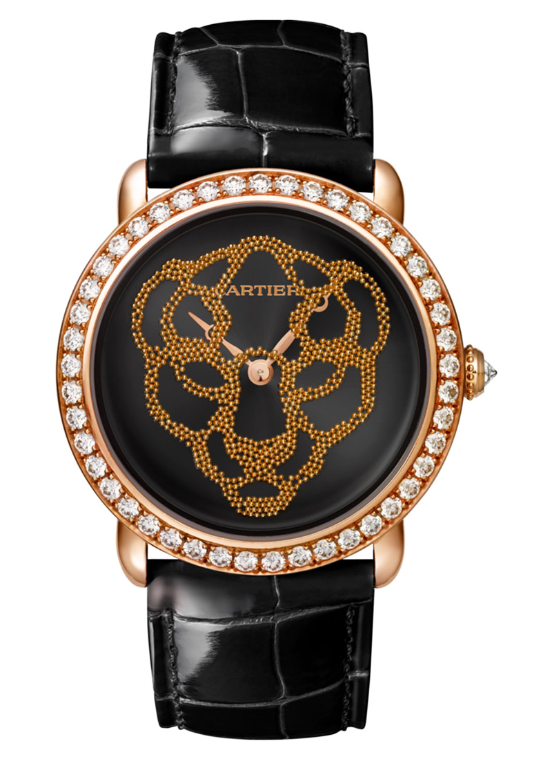 Cartier Revelation d'une Panthere 37mm in Rose Gold with Diamond Bezel