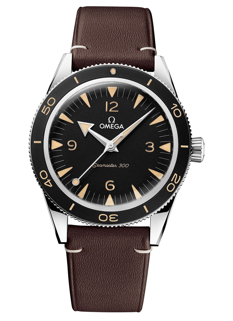 Omega Seamaster 300 Co-Axial Master Chronometer 41mm in Steel with Black Bezel