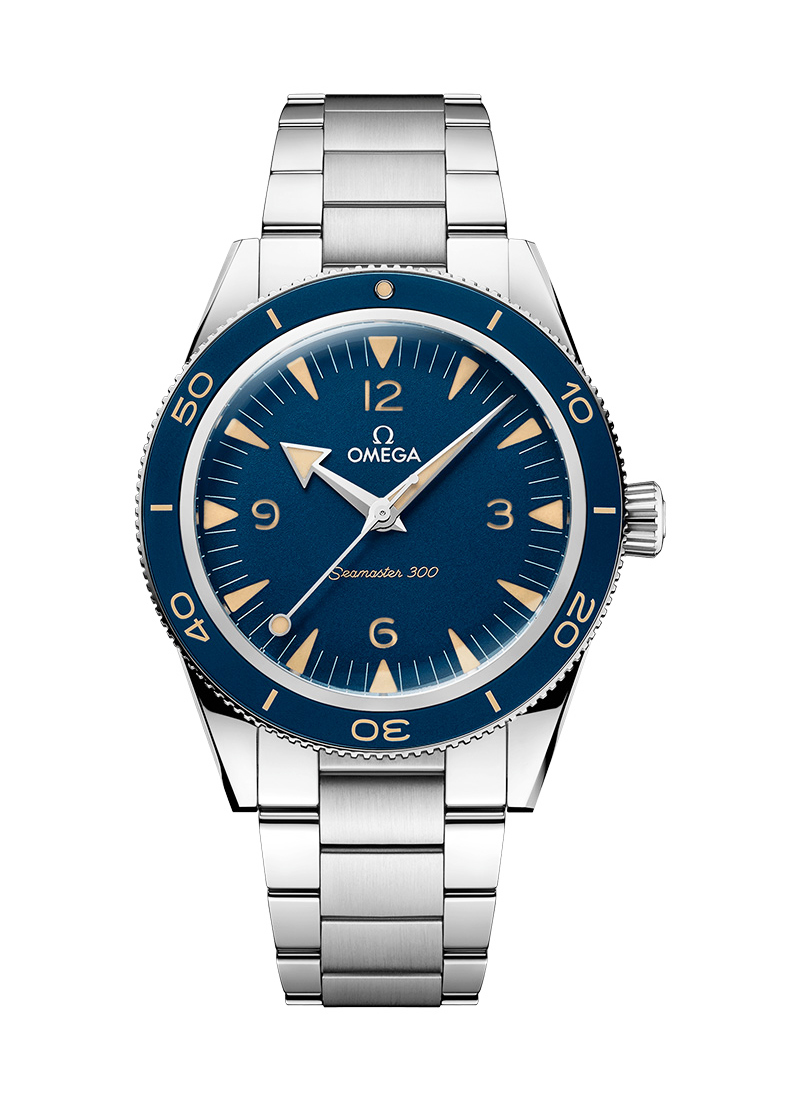 Omega Seamaster 300 Co-axial 41mm Automatic in Steel with Blue Bezel