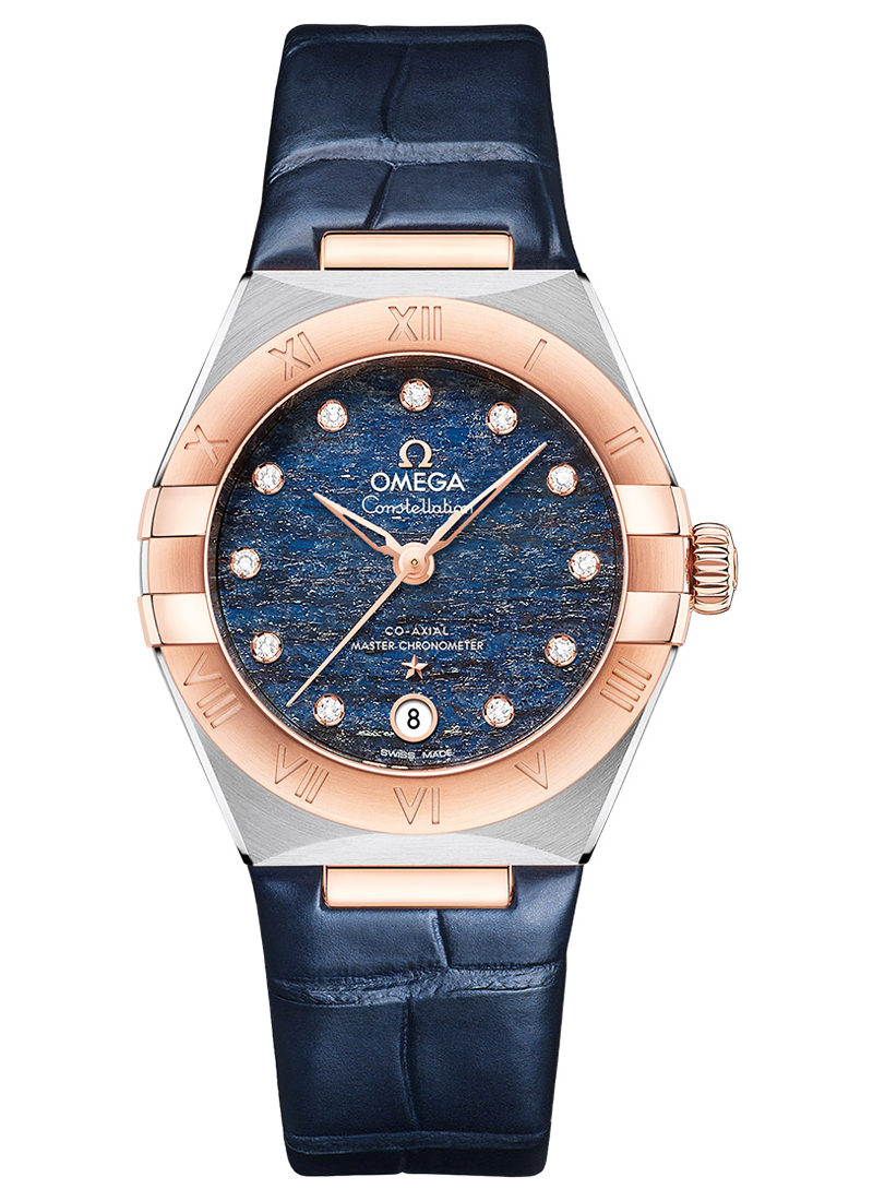 Omega Constellation Co-Axial 29mm Automatic in Steel with Rose Gold Bezel