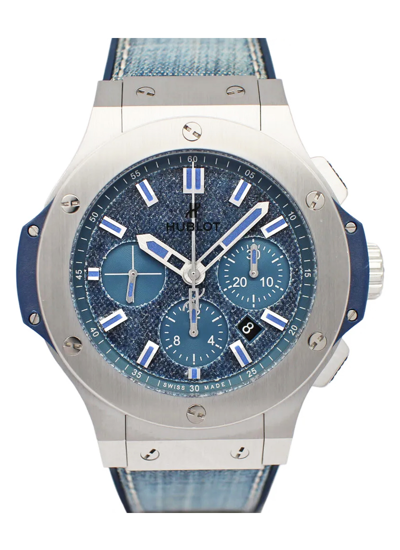Hublot Big Bang Jeans Mens 44mm Automatic in Steel
