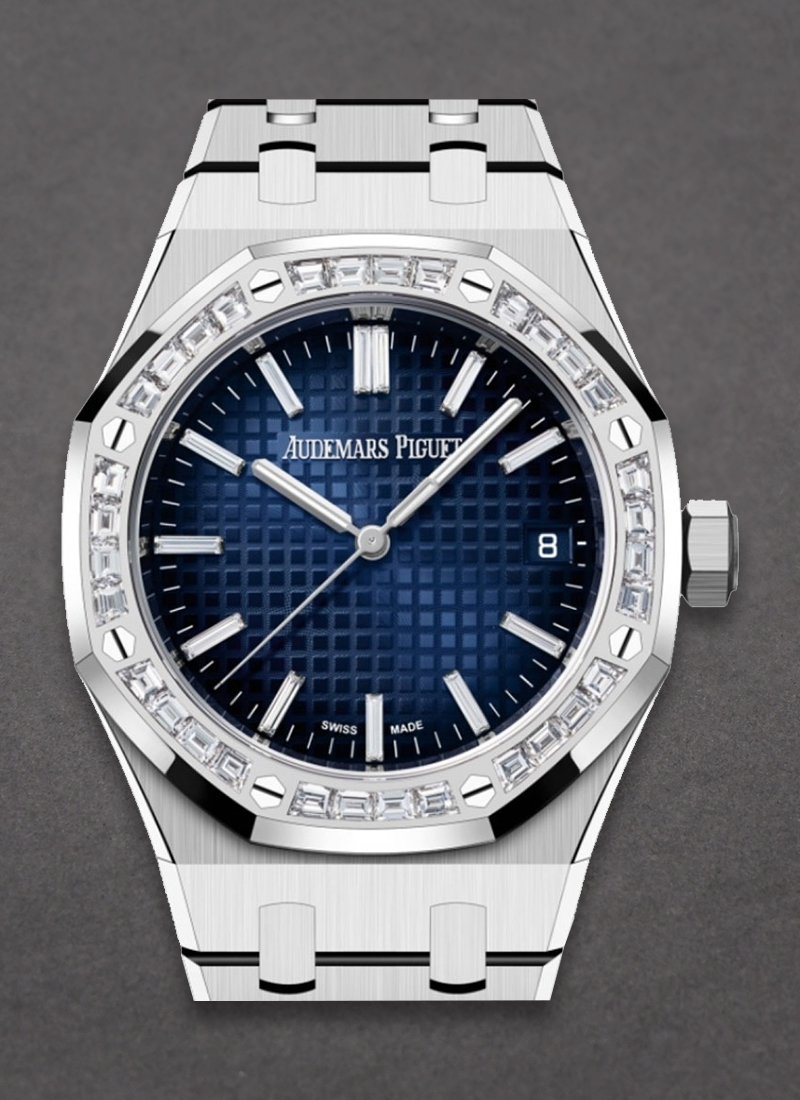 Audemars Piguet Royal Oak Automatic 37mm in White Gold with Diamond Bezel