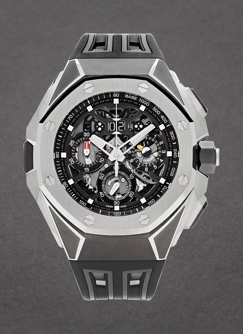 Audemars Piguet Royal Oak Chronograph Gmt Large Date 43mm in Titanium