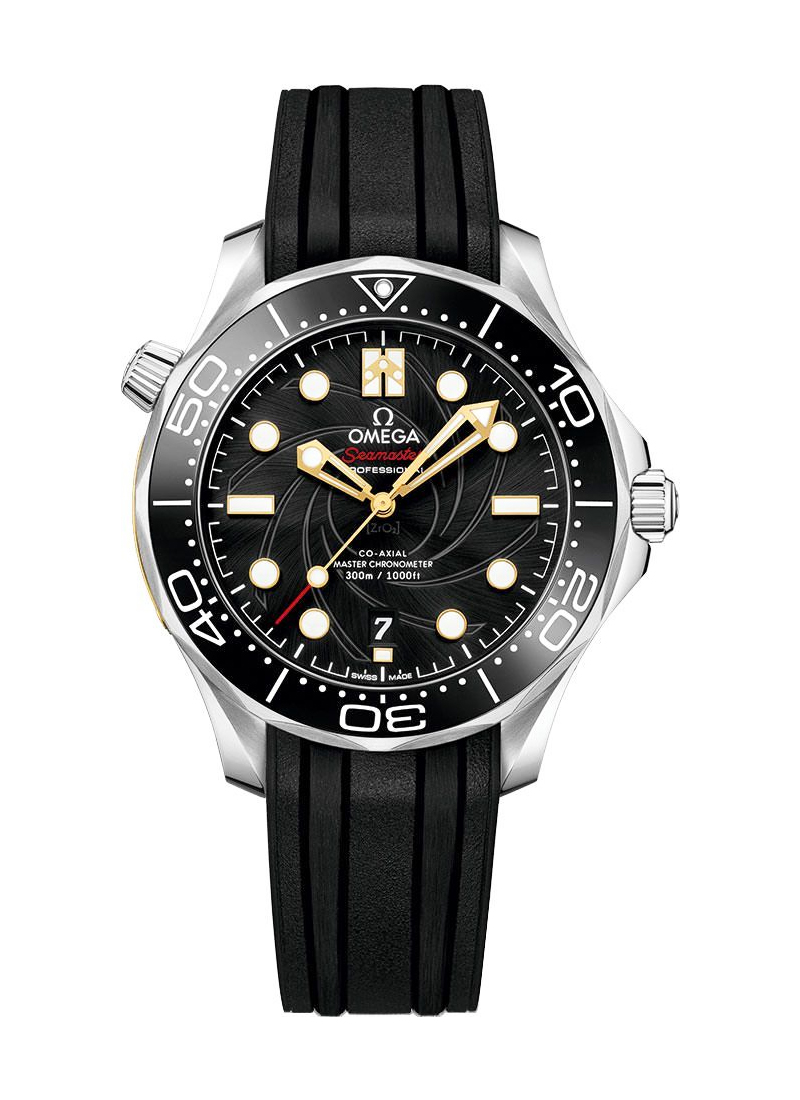 Omega Seamaster Diver 300M Co-Axial Master in Steel with Black Bezel