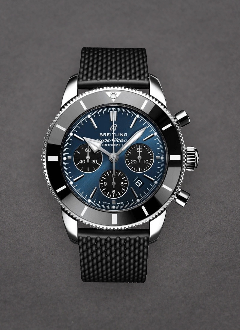 Breitling Superocean Heritage II Chronographe 46mm in Steel with Black Bezel