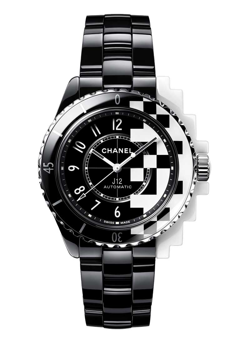 Chanel J12 38mm Paradox Automatic in Black and White Ceramic