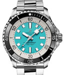 Superocean Automatic 44mm in Steel with Black Bezel on Steel Bracelet with Sku Blue Dial