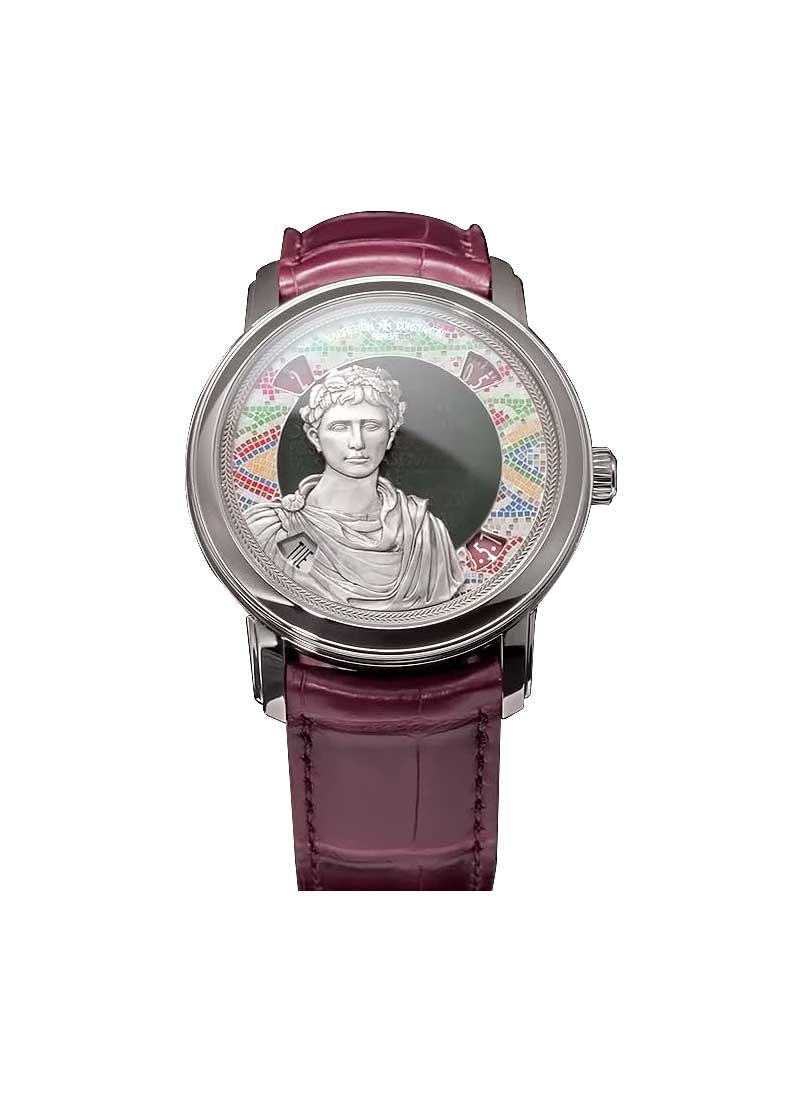 Vacheron Constantin Métiers d’Art Tribute to Great Civilisations Busted D'Auguste in White Gold