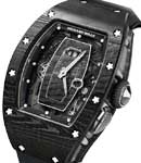 RM037 Automatic in Carbon TPT on Black Rubber Strap with Skeleton Dial