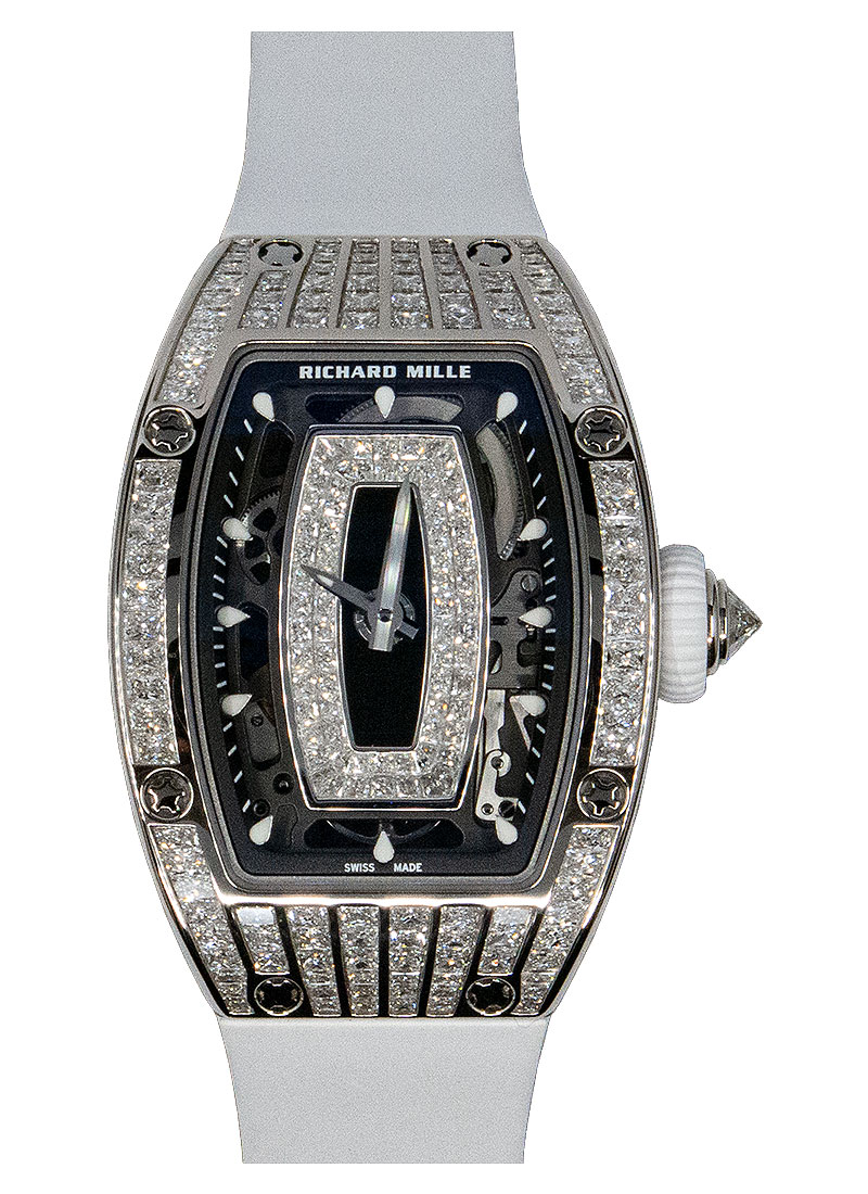 Richard Mille RM07-01 in White Gold with Baguette Diamond Case