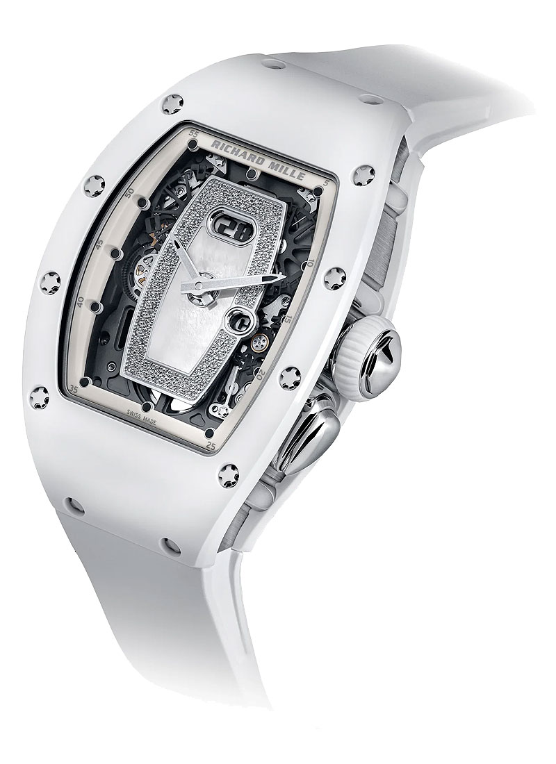 Richard Mille RM037 Automatic in White Ceramic & White Gold
