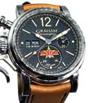 Chronofighter Vintage Republic of China Edition in Steel on Brown Calfskin Leather Strap with Balck Dial - Limited of 15