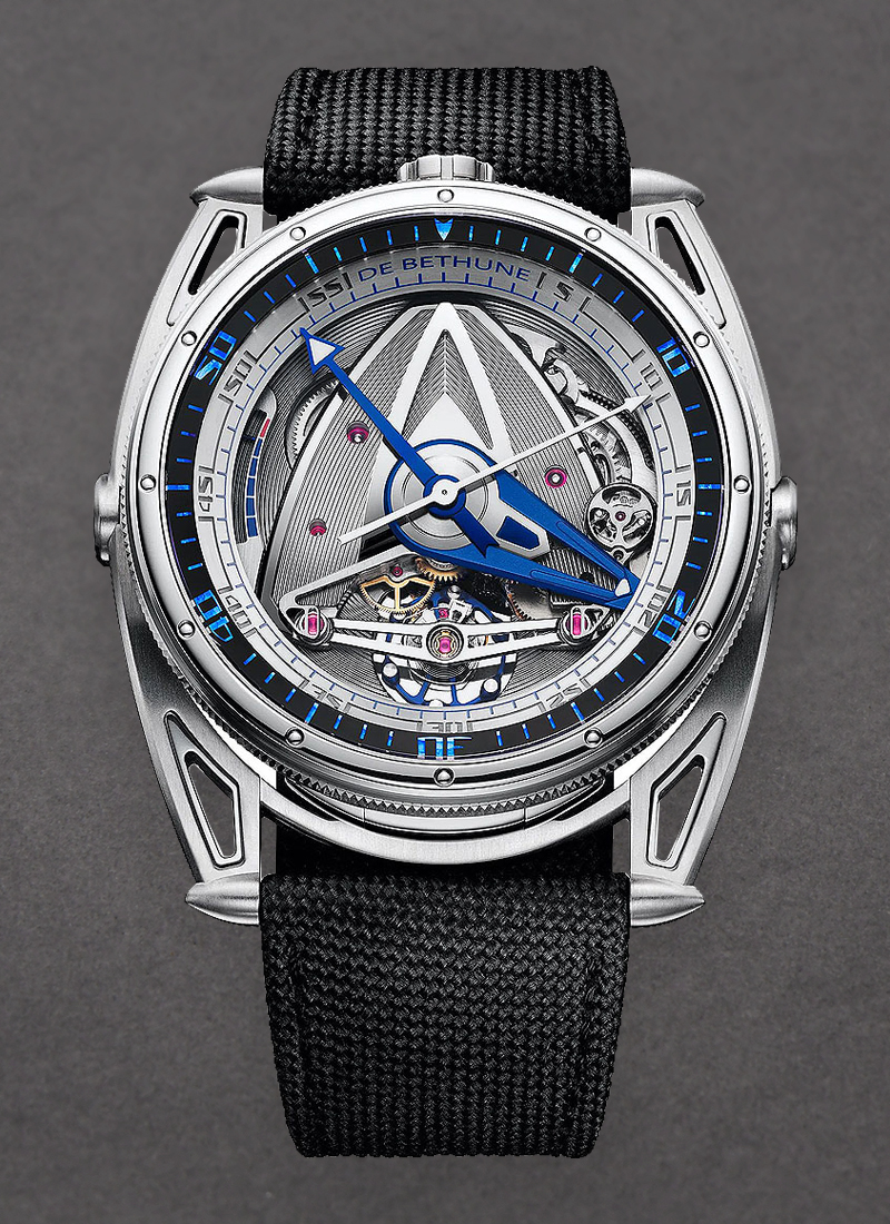 Debethune DB28 GS Grand Bleu 44mm in Titanium 