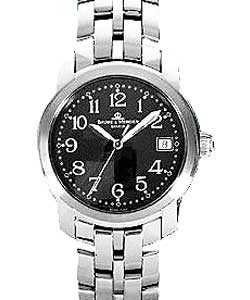Capeland S Chronograph in Steel  on Steel Bracelet with Black Dial 