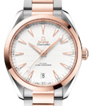 Seamaster Aqua Terra 150M Master Chronometer 41mm Automatic in Steel with Rose Gold Bezel on Steel and Rose Gold Bracelet with Silver Dial