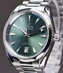 Seamaster Aqua Terra 38mm Master Chronometer on Steel Bracelet with Bey Green Dial