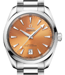 Seamaster Aqua Terra 150M Master Chronometer 38mm Automatic in Steel on Steel Bracelet with Saffron Dial