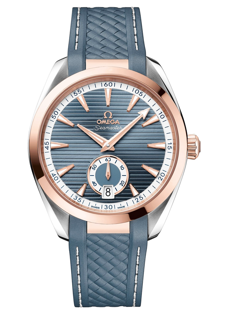 Omega Seamaster Aqua Terra 150M Small Second 41mm in Steel with Rose Gold Bezel