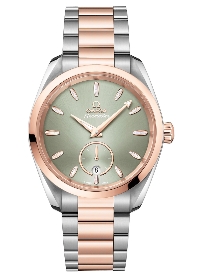 Omega Seamaster Aqua Terra 150M Small Seconds 38mm in Steel with Rose Gold Bezel