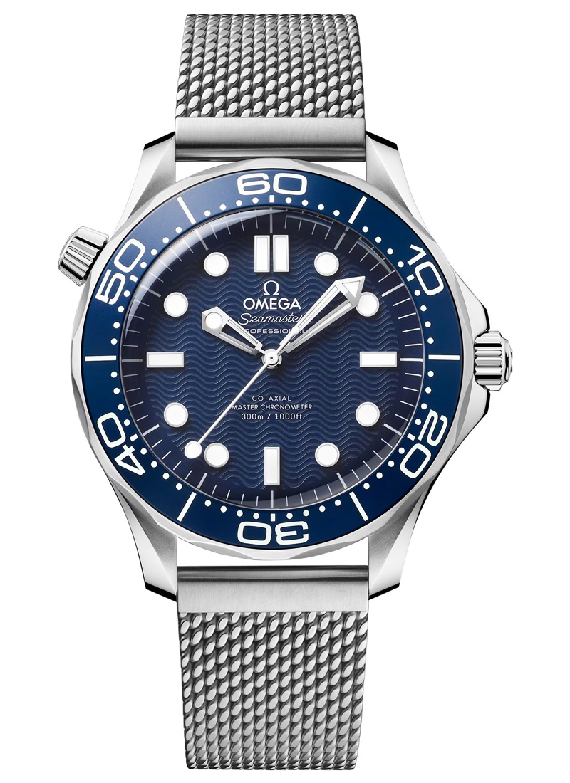 Omega Seamaster Diver 300M James Bond 60th Anniversary in Steel with Blue Bezel