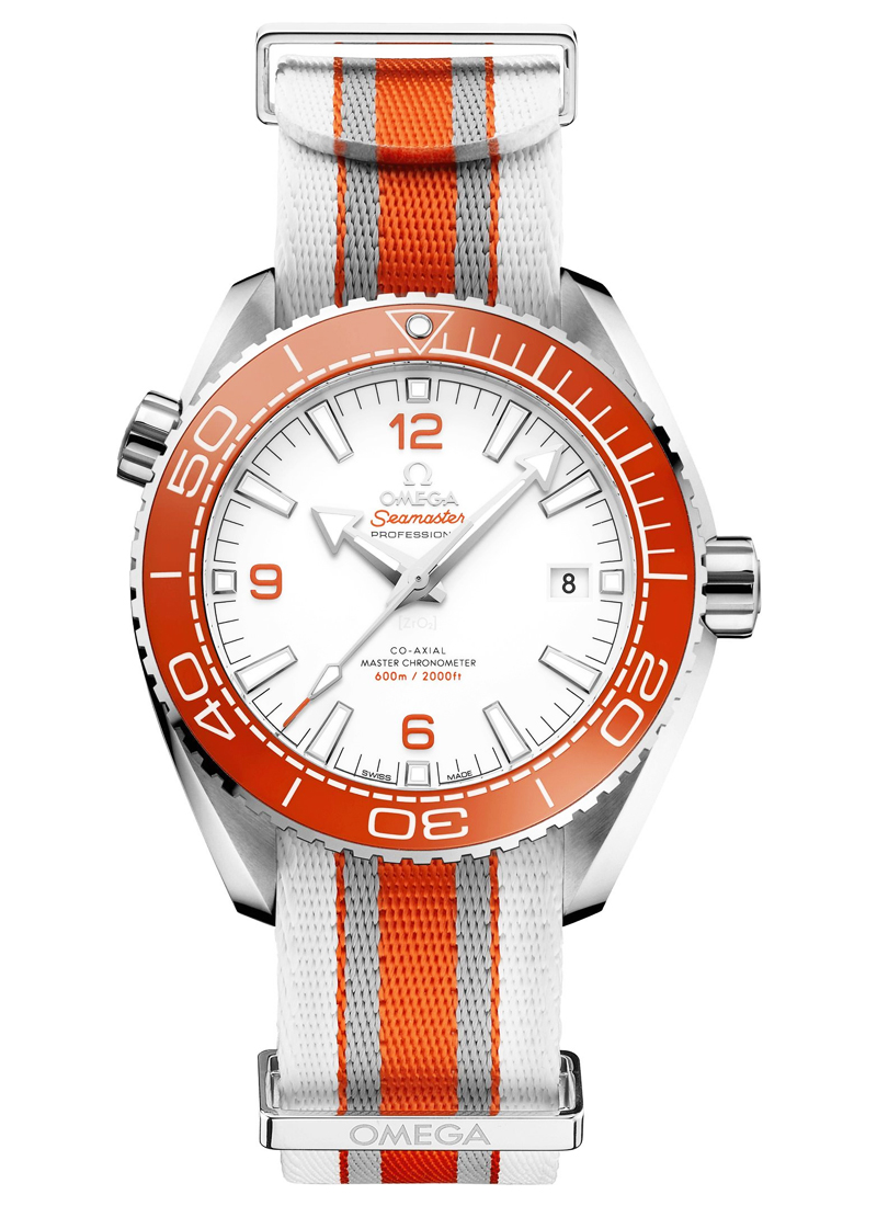 Omega Seamaster Planet Ocean 600m 43.5mm Automatic in Steel with Orange Bezel