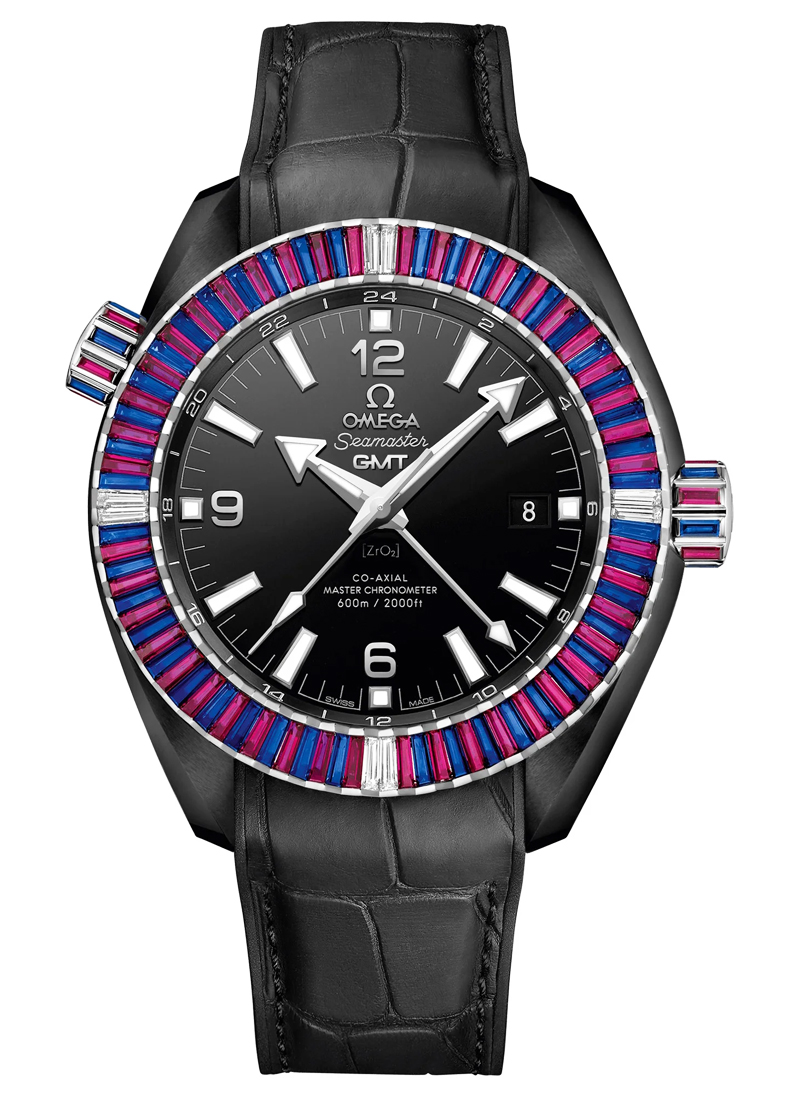 Omega Planet Ocean Chronograph  45.5mm Automatic in Black Ceramic with Sapphire Bezel