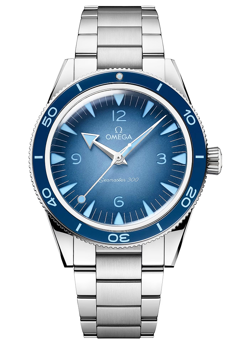 Omega Seamaster 300 Co-axial 41mm Automatic in Steel with Blue Bezel
