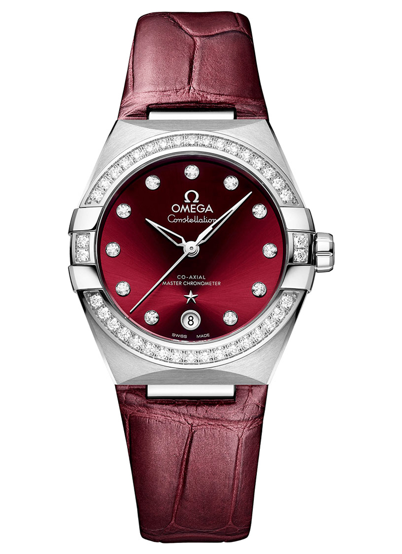 Omega Constellation Co-Axial 36mm Automatic in Steel with Diamond bezel