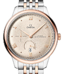 De Ville Prestige Automatic in  Steel with Rose Gold Bezel on Steel and Rose Gold Bracelet with Linen Dial