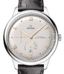 De Ville Prestige Automatic in  Steel on Black Crocodile Leather Strap with Grey Dial