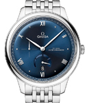 De Ville Prestige Automatic in  Steel on Steel Bracelet with Blue Dial