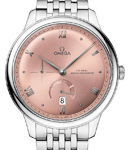 De Ville Prestige Automatic in  Steel on Steel Bracelet with Pink Dial