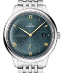 De Ville Prestige Automatic in  Steel on Steel Bracelet with Green Dial